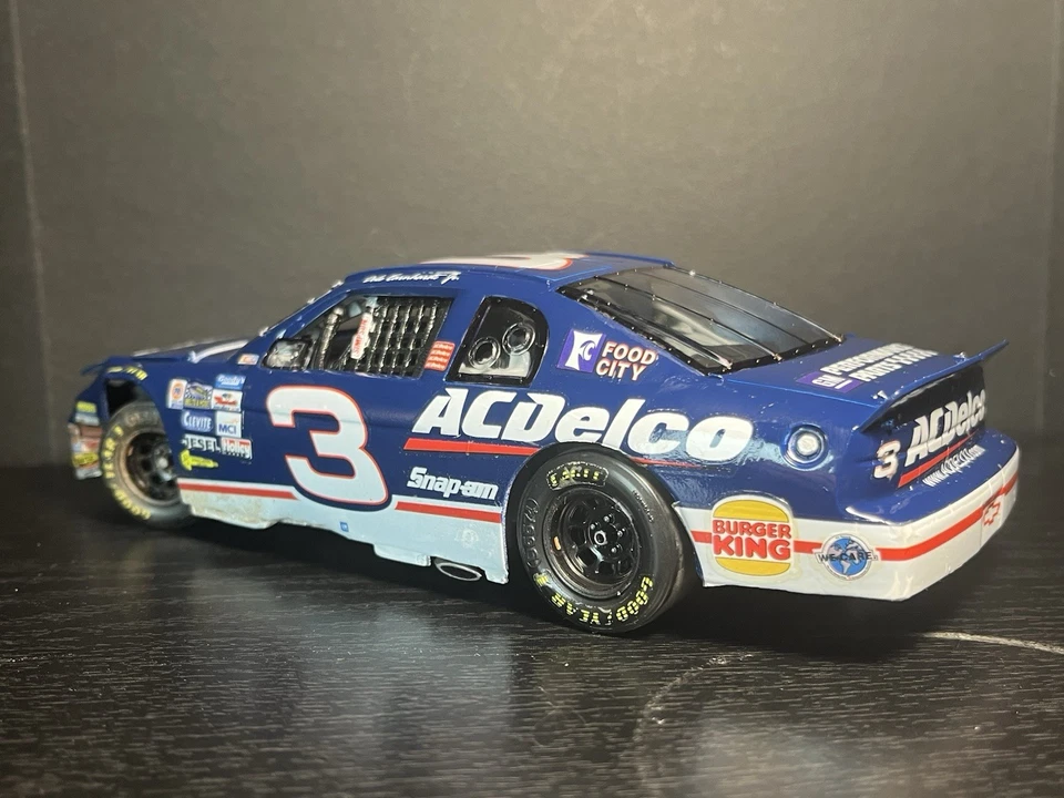 1/24 Dale Earnhardt Jr 1998 Busch Series Daytona Flip Crash Custom Model - Image 3 of 4