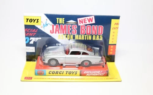 Corgi 270 James Bond Aston Martin DB5 In Box - Brand New Reissue