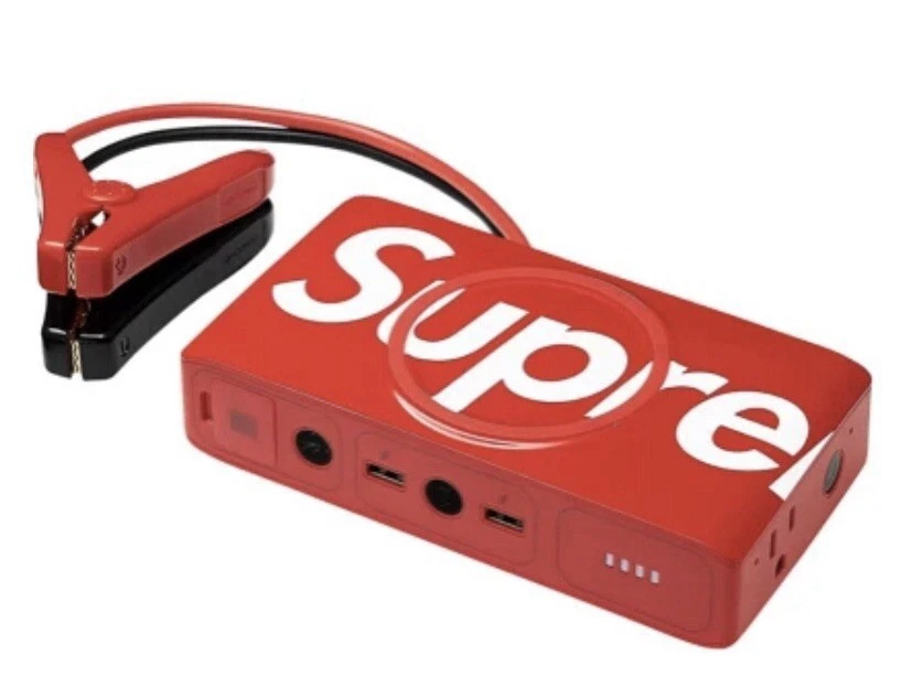 Cargador de batería portátil inalámbrico Supreme Mophie Powerstation Go Red Foto 2 de 4