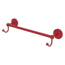 Allied Brass PQN-41-36-HK-FER Prestige Que 36 Inch Towel Bar Fire Engine Red