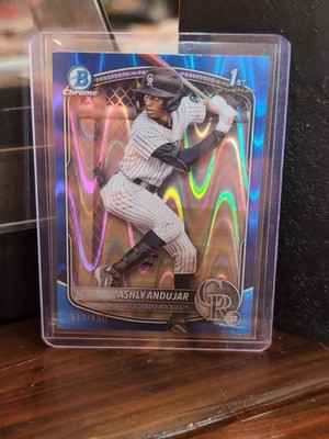 2025 Bowman Chrome 1st Ashly Andujar Blue Lava 33/150