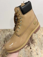 Timberland 6 Premium Waterproof Patent Boot Finch/Wheat Men’s Size 10.5 M