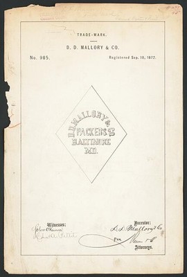 Photo:D. D. Mallory & Co. for D. D. Mallory & Co. P