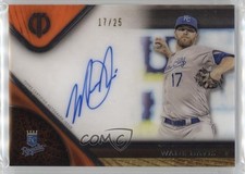 2017 Topps Tribute Tribute Auto Orange 17/25 Wade Davis #TA-WD Auto 18yu