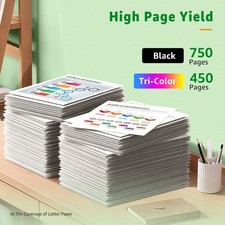 Printer Ink 61 XL 61XL Ink Cartridges Combo for HP Ink 61 Envy 4500 5530 Ink