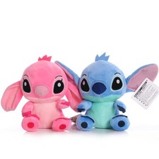 20cm Original Plush Stitch Doll   Cartoon Movie Stuffed Toy for Children Featur