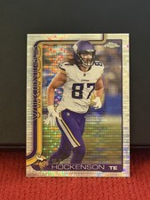 2025 Topps Chrome T.J. Hockenson Pulsar Refractor #200 Minnesota Vikings