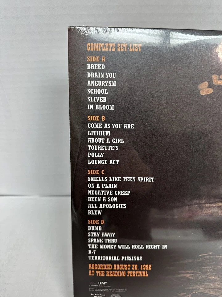 NIRVANA - Live At Reading 2 x LP - Vinyl Album -2009 SEALED MINT Foto 4 de 4