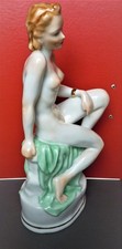 Porzellan Figur Akt,Frau, Sitzend,handgemalt ⭐️⭐️⭐️⭐️⭐️