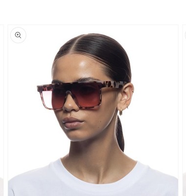 Aire Ara Unisex Square Sunglasses Tort Frame W/ Bronze Mono Lens One Size