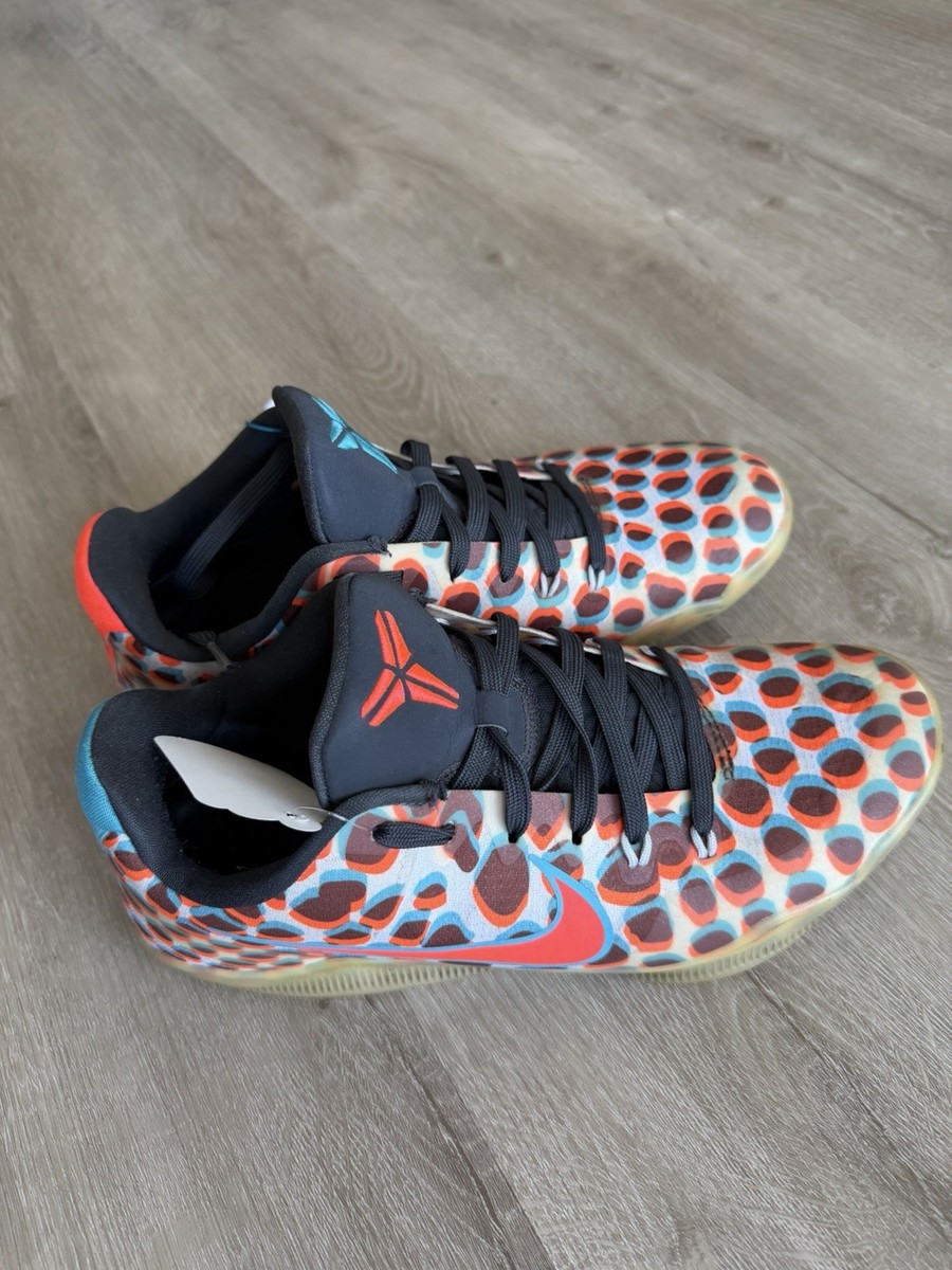 Nike Kobe Multicolor Polka Dot Low Top Basketball Sneakers Lace Up