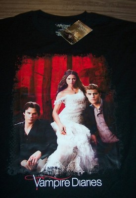THE VAMPIRE DIARIES Tv Show  T-Shirt MENS LARGE NEW w/ tag