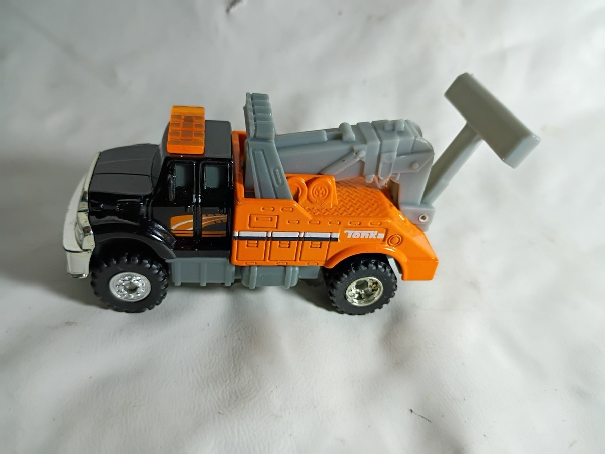 Hasbro Tonka Tow Truck Orange Black Diecast 1:64 2012 #06407 | eBay