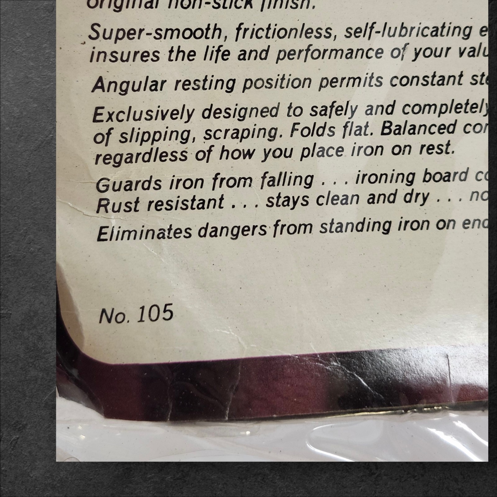 Vintage Woolworth Teflon Iron Rest NOS Sealed 1960s–70s Retro Laundry Tool Rare