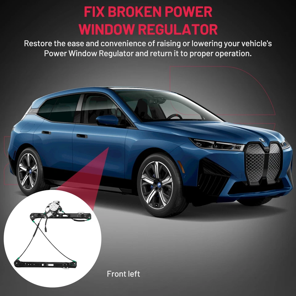 For 2001-2005 BMW 320i 325i 330i Power Window Regulator 741-484 Front Left Side - Изображение 4 из 4