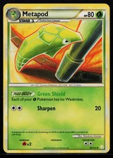 Metapod Uncommon HeartGold SoulSilver 46/123 NM 392 on eBay
