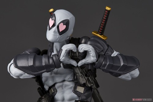 Amazing Yamaguchi Deadpool X-force Ver.2.5 Marvel BNIB Kaiyodo Revoltech - Picture 5 of 12