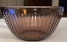 Vintage Pyrex 7402-S Cranberry Purple Ribbed 6 Cup 1.5 L Mixing Bowl No Chips