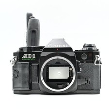  Exc 3 Canon AE-1 35mm SLR Film Camera Black Body only Teste From JAPAN