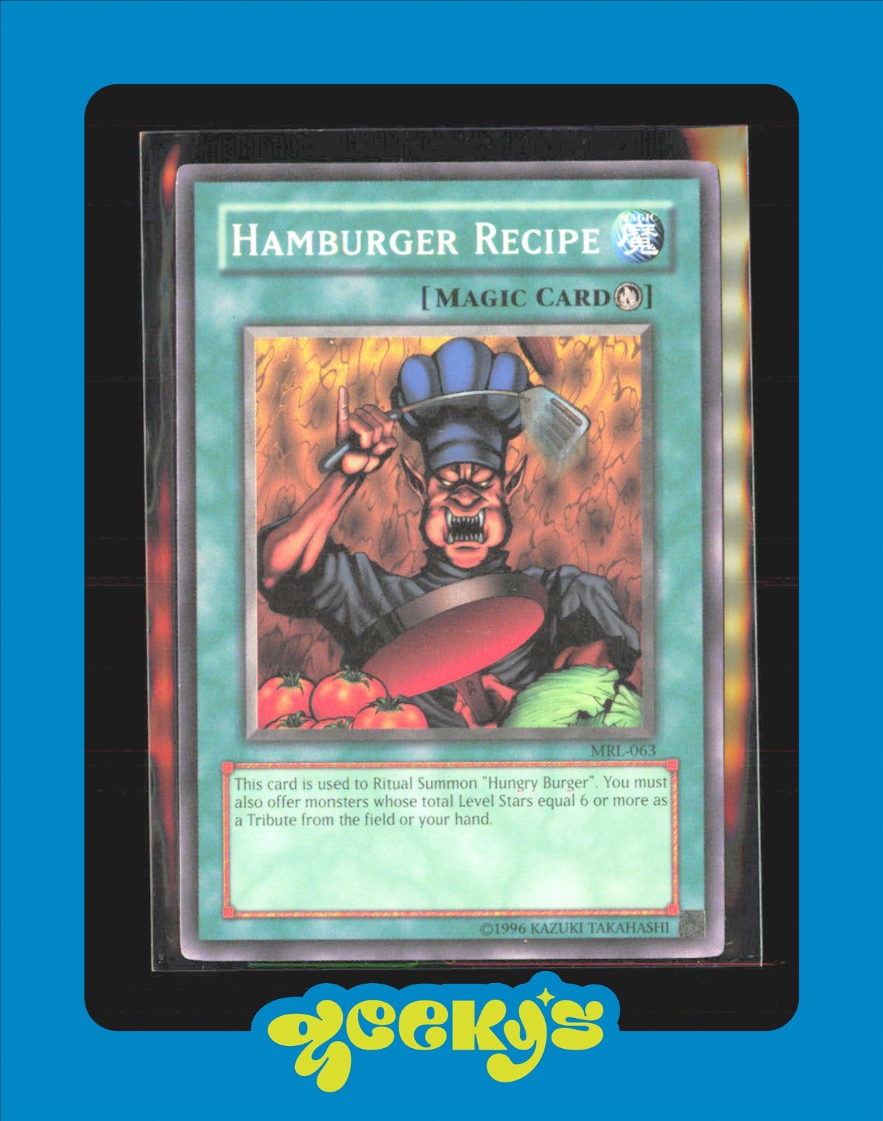 Hamburger Recipe - MRL-063 - Common - Unlimited Edition $2MIN ORDER