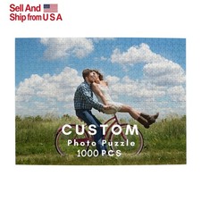 Christmas Gift Custom Photo Puzzle 1000 Piece Jigsaw for Family Xmas Home