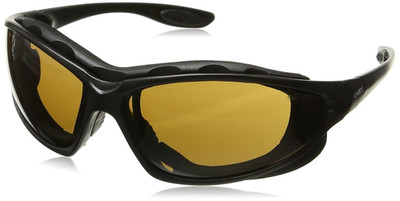 Uvex by  S0601X Seismic Safety Eyewear, Black Frame, Espresso Tra Anti-Fog Lens/