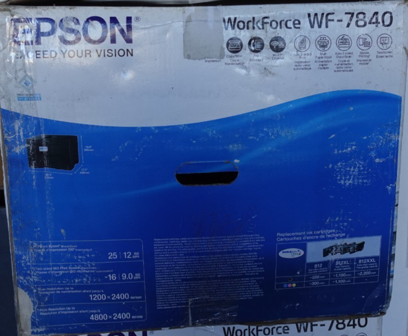 Epson Workforce WF-7840 Wireless Inkjet All-In-One Printer