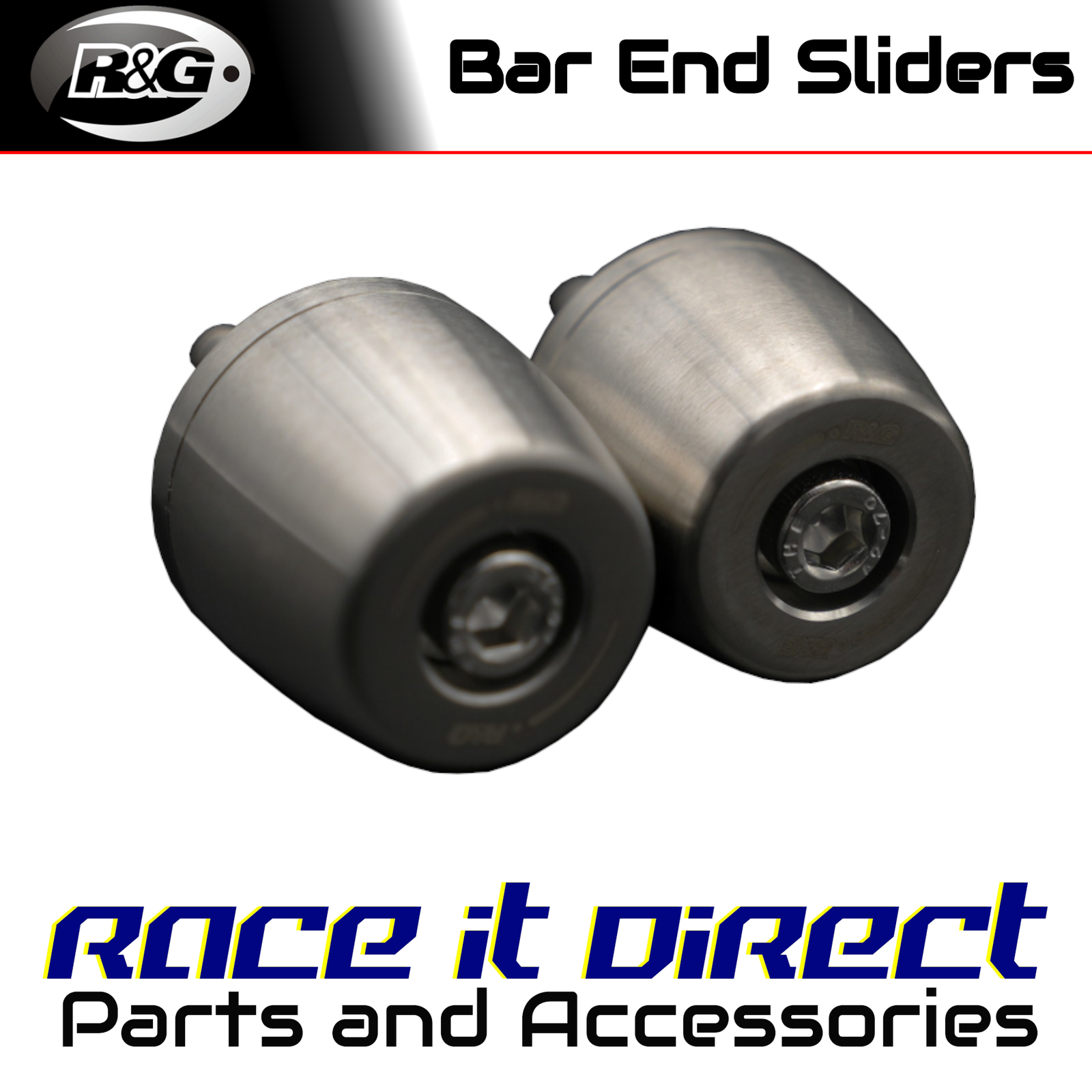APEX Bar Ends for Yamaha R7 2022-2025 Stainless Steel R&G