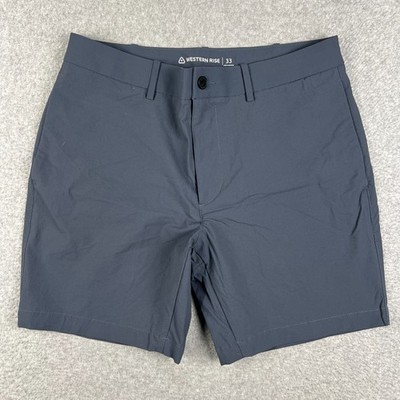 Western Rise Evolution Shorts Stretch Chino 33x7 Mens Blue Hiking Outdoors
