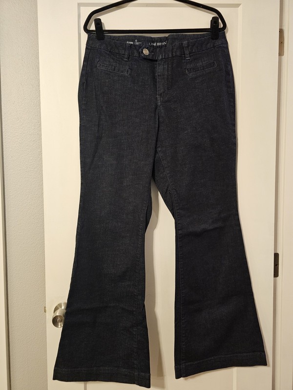 Lane Bryant Womens Flare Denim Pant Size 16 EUC
