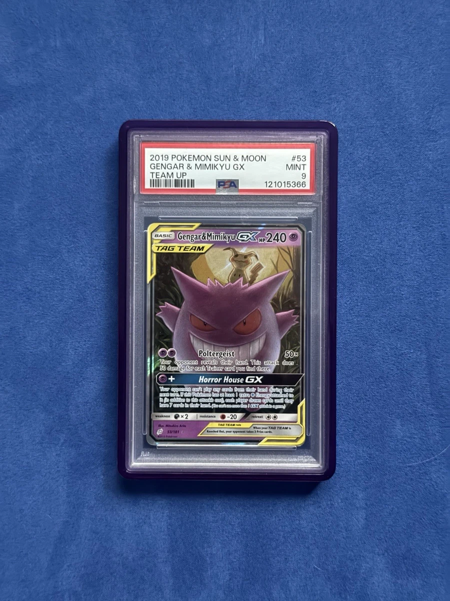 Las mejores ofertas en Gengar & Mimikyu GX 53/181 Sm-Team Up | eBay