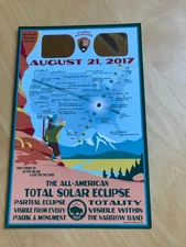 August 21, 2017 total solar eclipse suvineer card Super Kool! RARE! Madras, OR