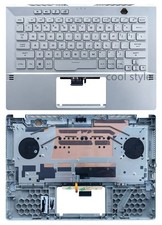 New for ASUS ROG Zephyrus GA401 GA401I GA401U 14"White Laptop Palmrest w/Backlit