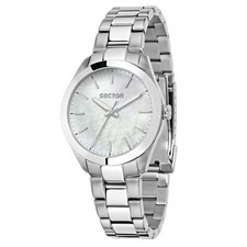 Orologio Donna SECTOR 120 R3253588522 Bracciale Acciaio Madreperla Bianco