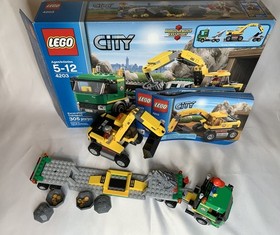 LEGO City 4203 Excavator Transport - 100% Complete