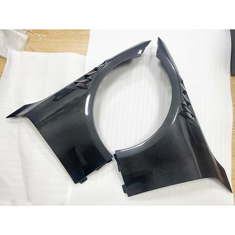 Real Carbon Fiber Front Vent Fenders Wing Fit BMW M2 G87 2023-2024 Pair Gloss