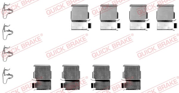 Quick Brake ZubehöRsatz Scheibenbremsbelag FüR Toyota Land Cruiser KDJ15_-image
