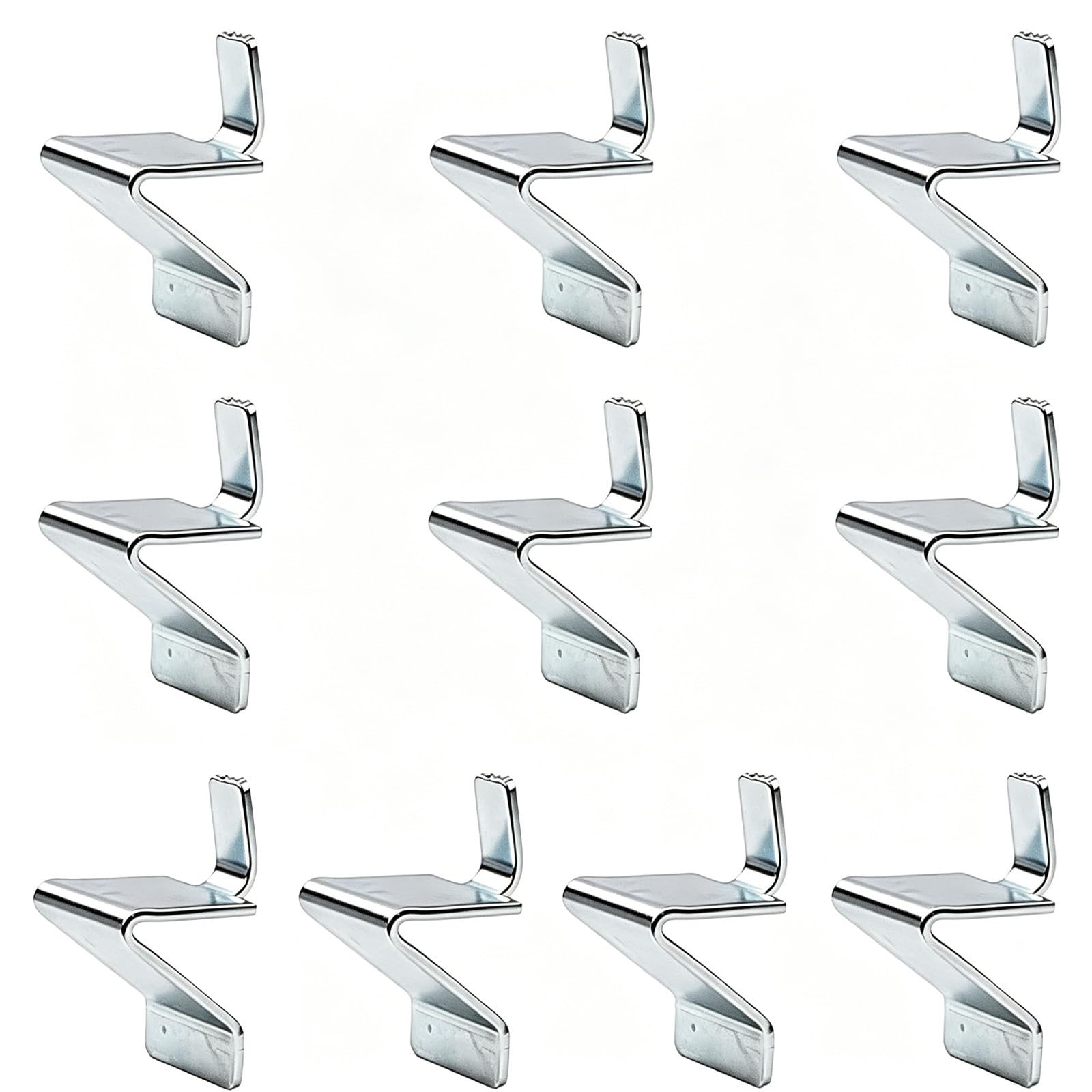 10 PCS Heavy Duty Metal Shelf Clips Compatible with Sandusky Cabinets Pins