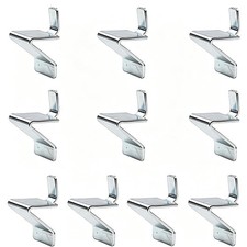 10 PCS Heavy Duty Metal Shelf Clips Compatible with Sandusky Cabinets Pins