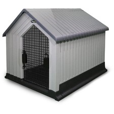 MiraPet Dog House, Indoor or Outdoor Durable Plastic Waterproof Shelter, Large
