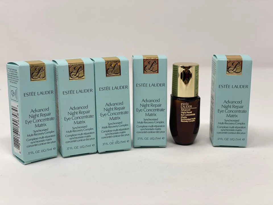 6 piezas Estee Lauder Advanced Night Repair Eye Concentrate Matrix .17ox Nuevo en caja Foto 2 de 2