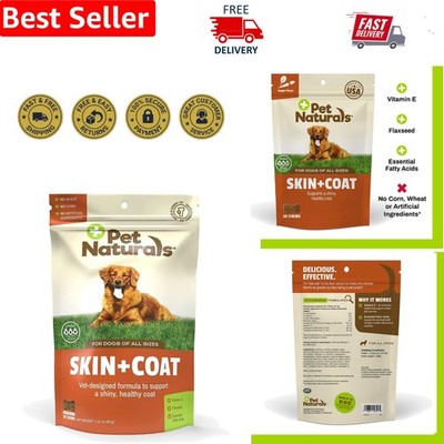 Bite-Sized Skin + Coat Chews with Salmon Oil - Healthy Treats for Dogs (30 Ct)