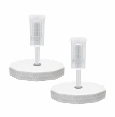 Fermentaholics 2 Pack - 110mm One Gallon Fermentation Lid, Gasket & 3-pc Airlock