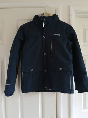 Regatta Great Outdoors Waterproof Hydrafort Coat/Jacket Navy Age