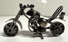 Modell Motorrad aus Metall – handgefertigt - Dekoration & Geschenkidee,  16 cm