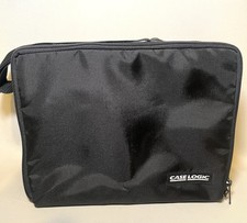 Case Logic 30 CD Carrying Padded Storage Travel Bag Zip Case Hard Insert Vtg