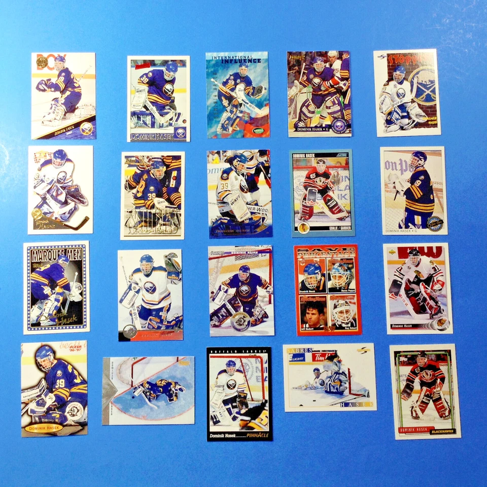 Dominik Hasek #10 19 33 50 56 92 136 139 147 159 192 200 236 256 302 U-PICK Card - Image 2 of 3