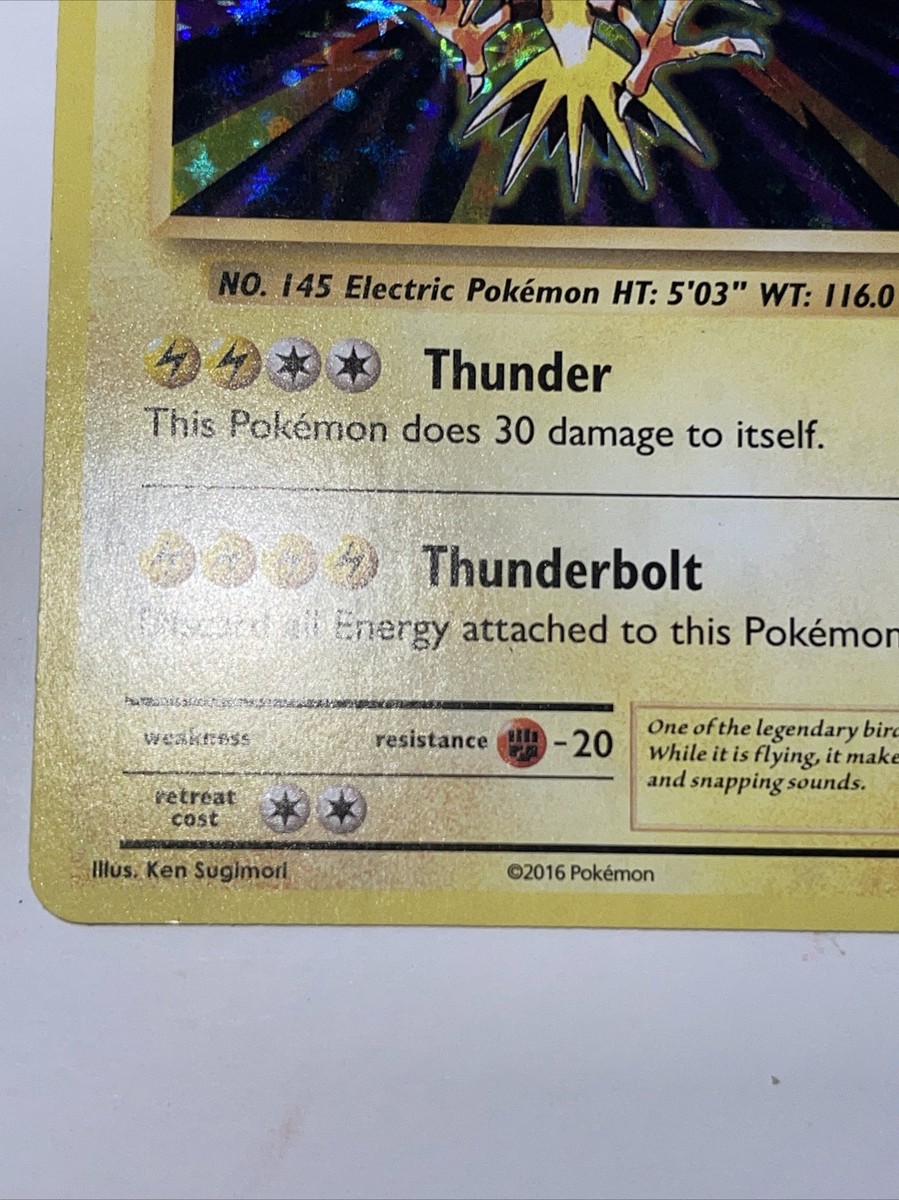 Zapdos Holo XY Evolutions 42/108 Pokémon 2016 | eBay