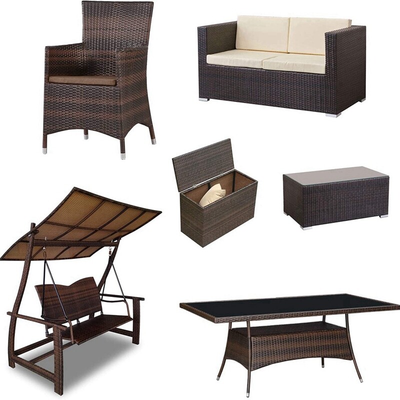 Wicker Repair Kit, Plastic Rattan for Patio Chair Repair Flat