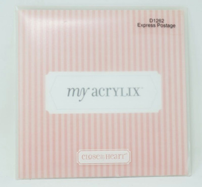 Close To My Heart My Acrylix Clear Stamp Set D1262 Express Postage Birthday Baby
